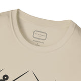 Airplane T-Shirt — Aircraft Silhouette Crew Tee with Inspirational Flying Quote