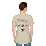 Airplane T-Shirt — Aircraft Silhouette Crew Tee with Inspirational Flying Quote