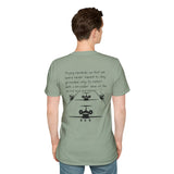 Airplane T-Shirt — Aircraft Silhouette Crew Tee with Inspirational Flying Quote
