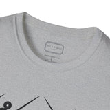 Airplane T-Shirt — Aircraft Silhouette Crew Tee with Inspirational Flying Quote